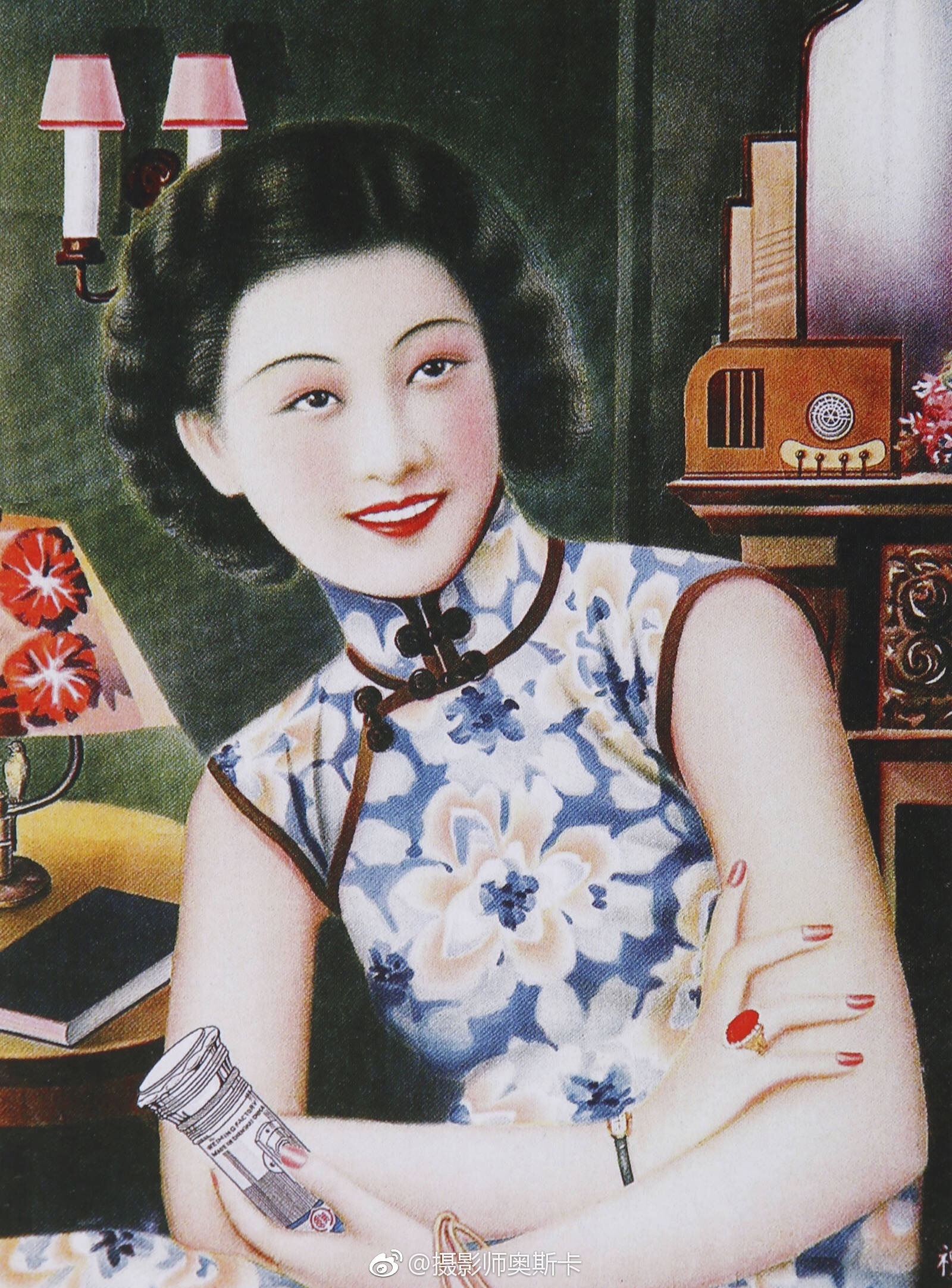 那可是民国时期最时髦的绘画了