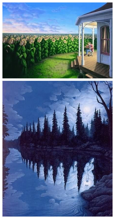 视错觉绘画艺术设计作品