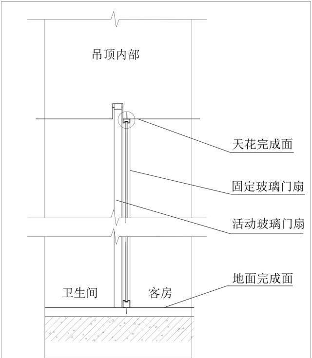 《淄博小白学装修》酒店卫生间的玻璃推拉门如何施工?第025期