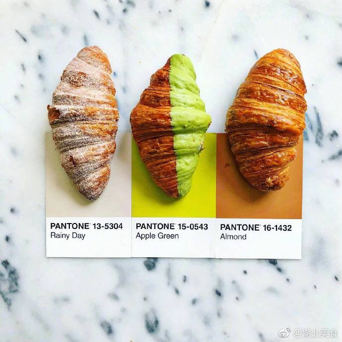 美国摄影师 lucy litman 制作的食物色卡ins:lucialitman