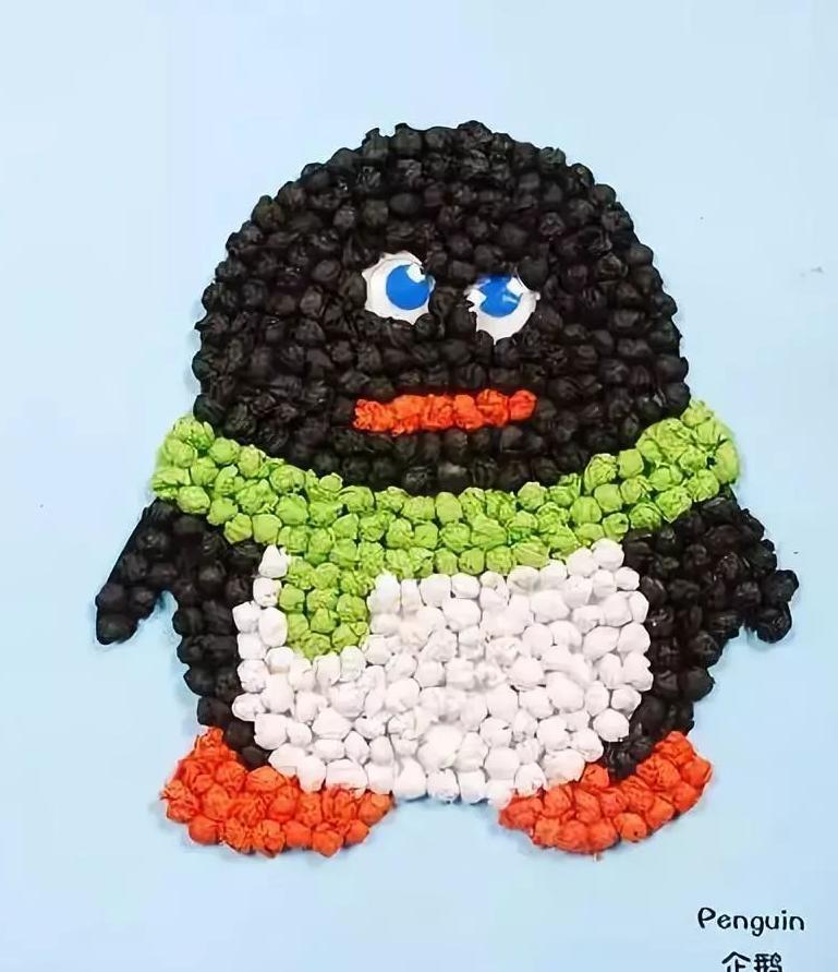 揉纸手工儿童创意亲子手工搓纸画大全