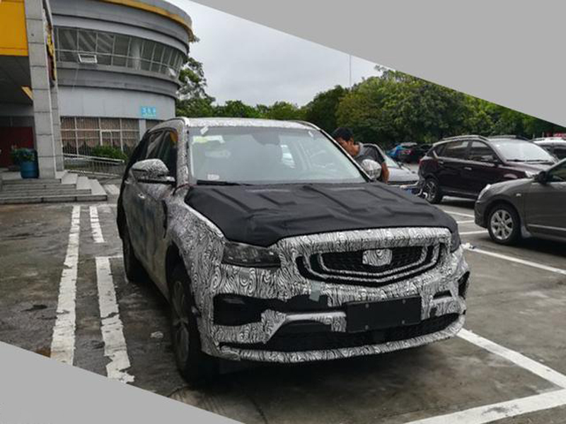 吉利博越中期改款谍照曝光 车头部分大幅修改