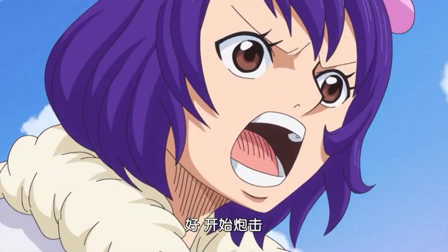 海贼王动画:夏洛特家族隐藏的美女出场,看着年轻但比布蕾都大!