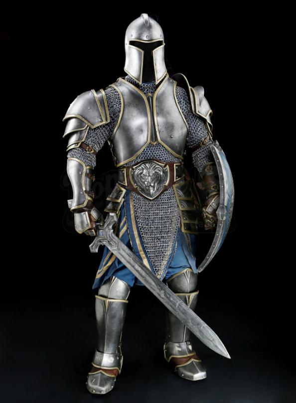 联盟士兵盔甲4.莱恩战马盔甲5.联盟狮子盾6.洛丹伦盾牌7.麦迪文手杖8.