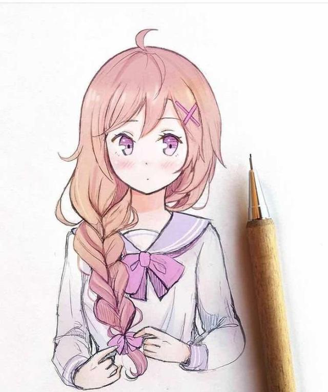 想要好看动漫女生头像吗也可以作为临摹范本哦