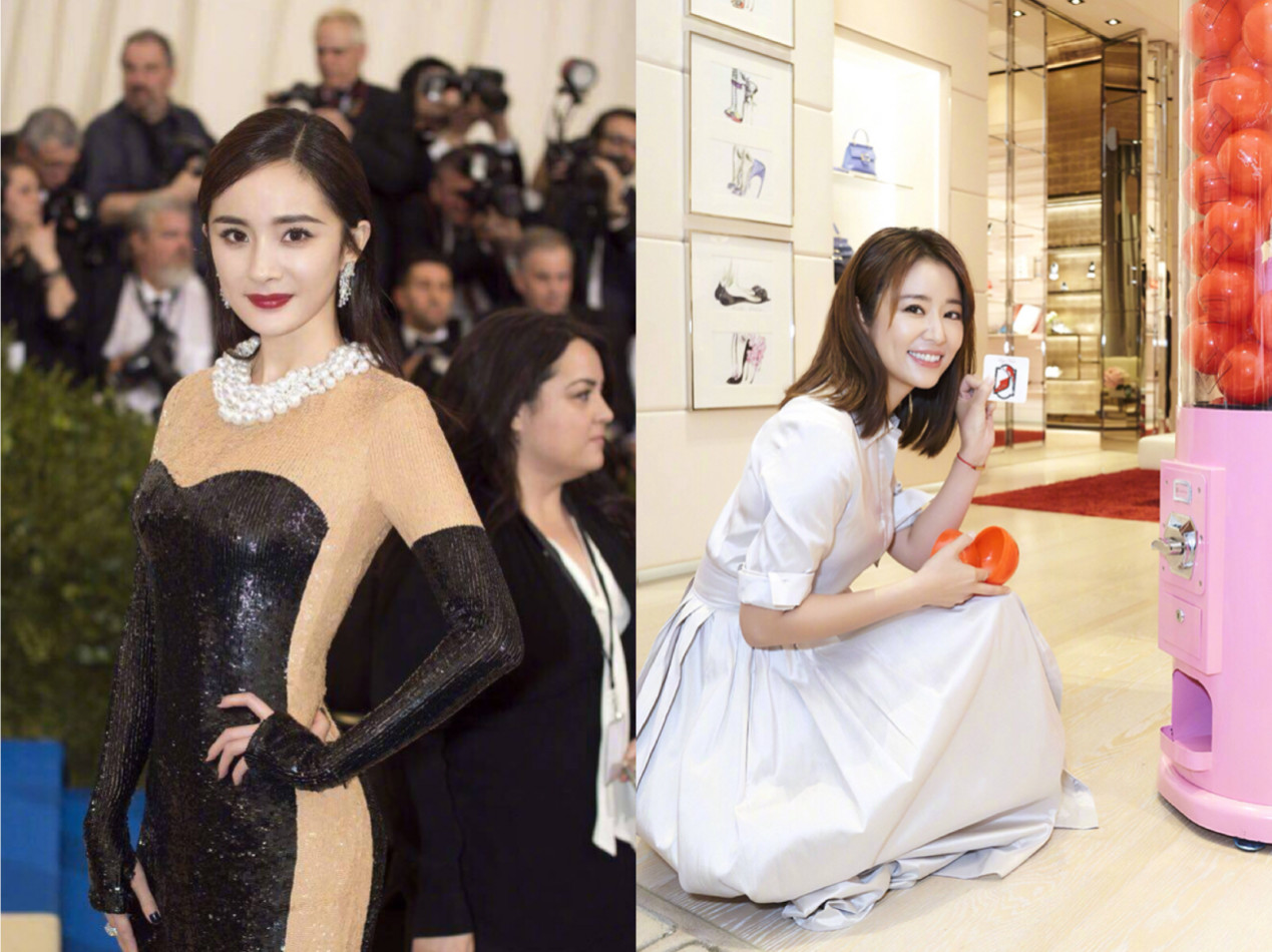 当42岁林心如碰到32岁杨幂,结果太尴尬