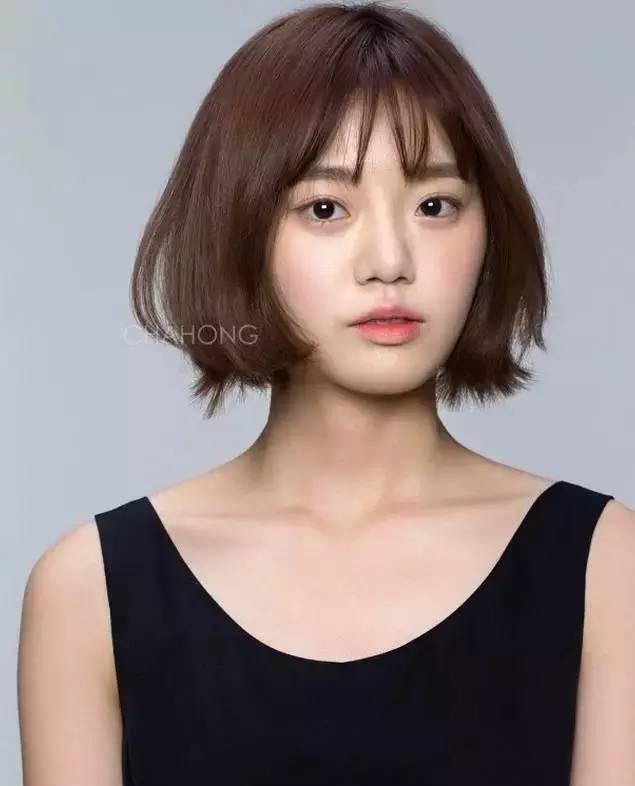 2017韩国短发发型趋势不过肩