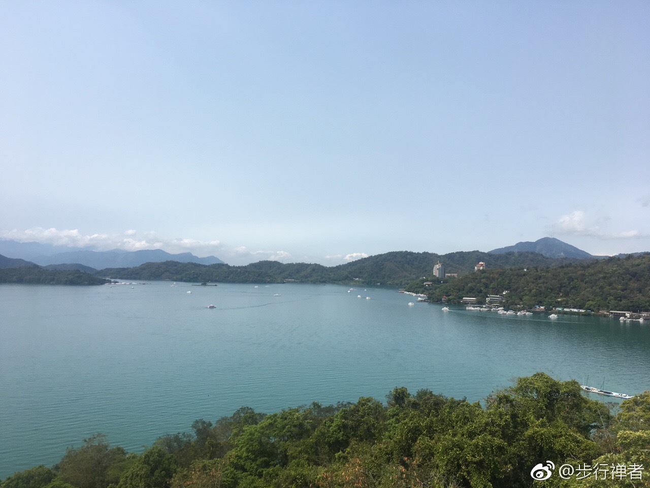 日月潭是台湾最大的淡水湖 也是台湾唯一的天然湖