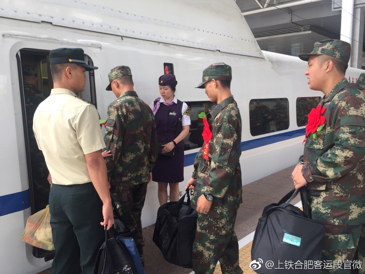 合肥客运段全力以赴做好2018年新兵运输工作,各部门密切配合