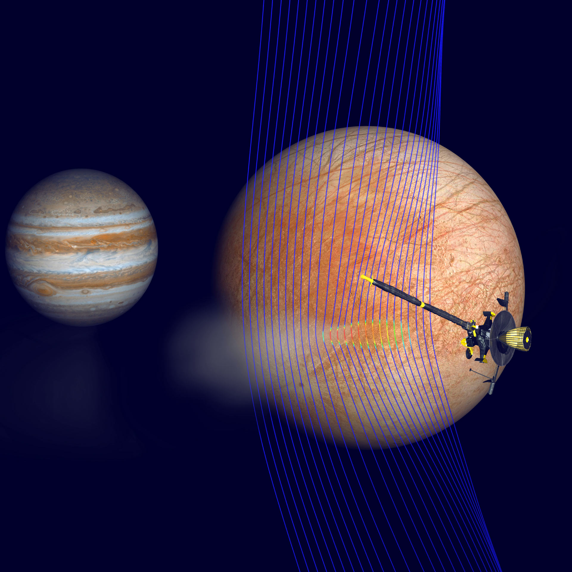 人类探测器首次穿过木卫二的液态喷流,为寻找外星生命奠定基础