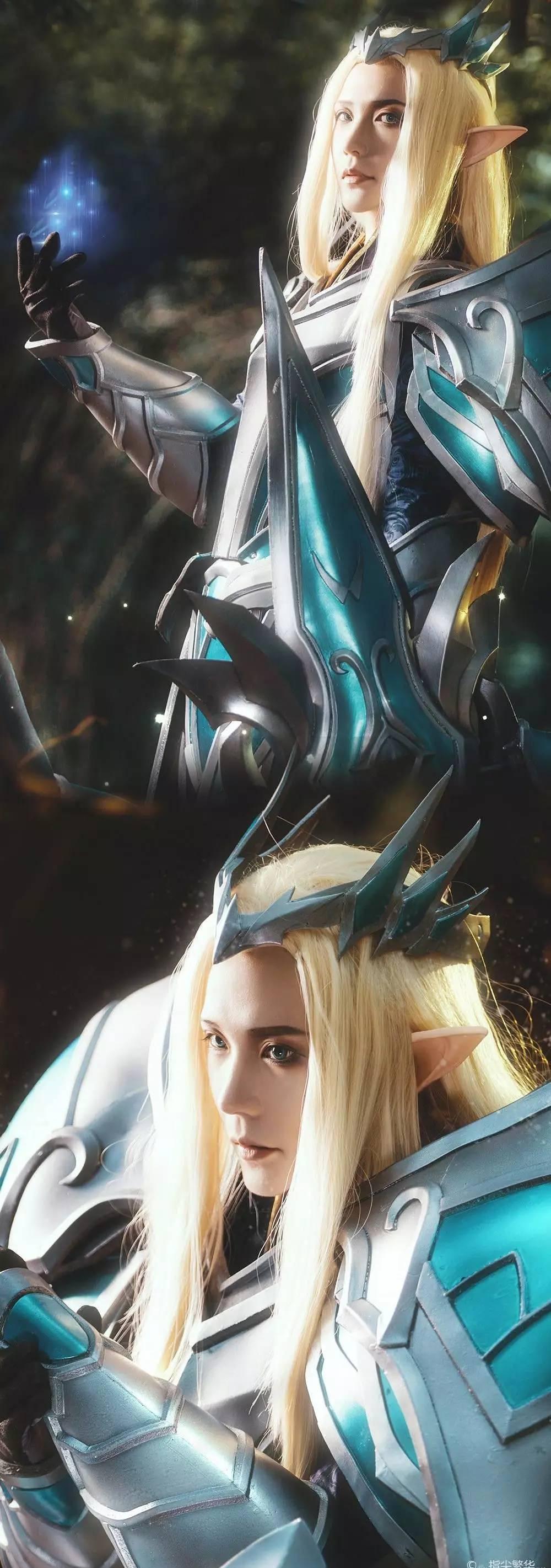 王者荣耀: 这是我见过最帅的后羿精灵王 女扮男装你看出来了吗?