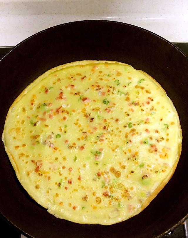 蔬菜鸡蛋饼的做法