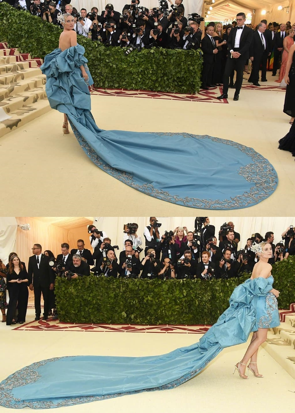 metgala##metgala2018# "海伦皇后"#dianekruger# 亮相met gala 2018