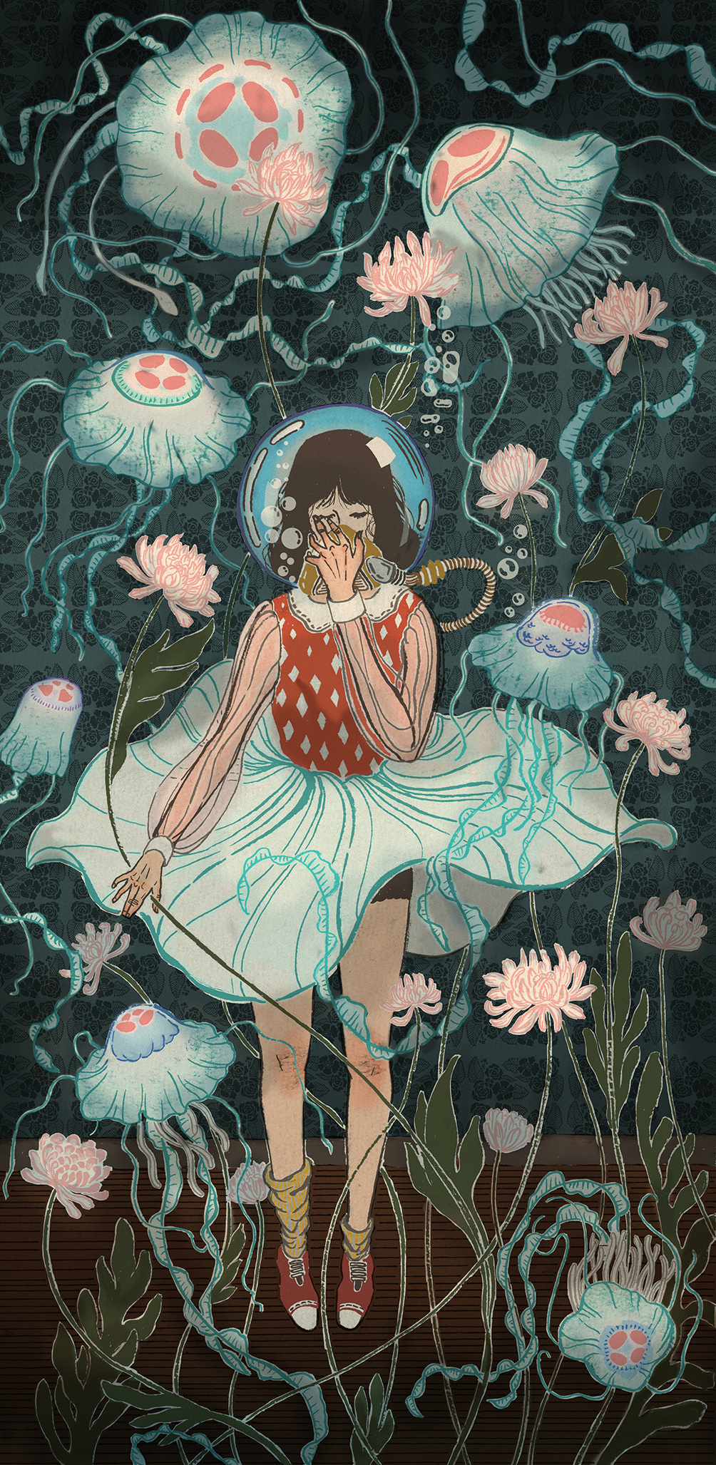 portrait手绘美术插画绘画