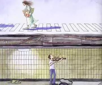 几米漫画:向左走,向右走