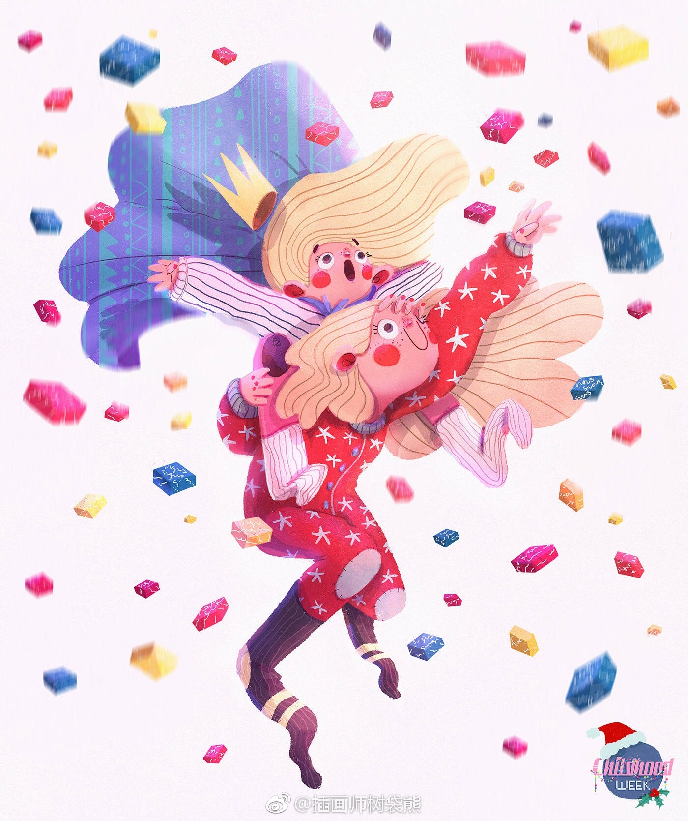 西班牙插画师 beatrice blue 儿童插画设计作品曾经天马行空的那些小