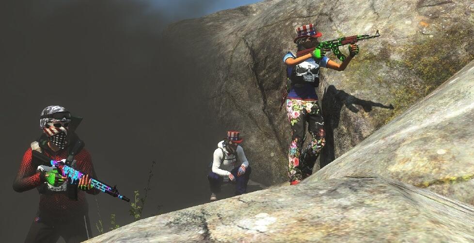 整个直播圈有80%的主机区主播都是h1z1的玩家,当时红衣军跟白衣军之间