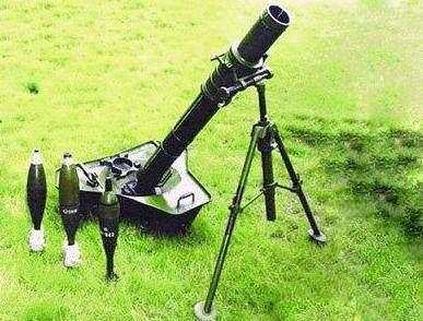 九六式150mm中迫击炮,是日本在上个世纪三十年代制造的一种迫击炮