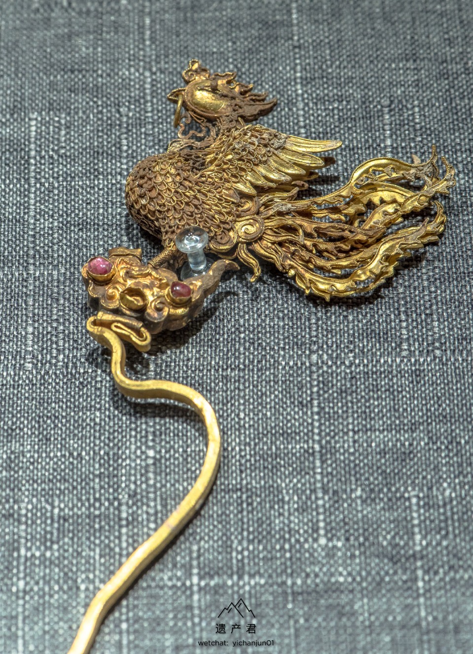 常州市博物馆展· 明代金凤簪