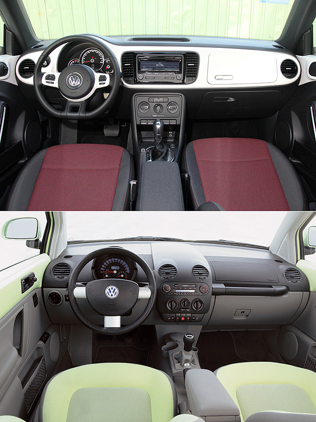 感受老款大众甲壳虫的内饰设计