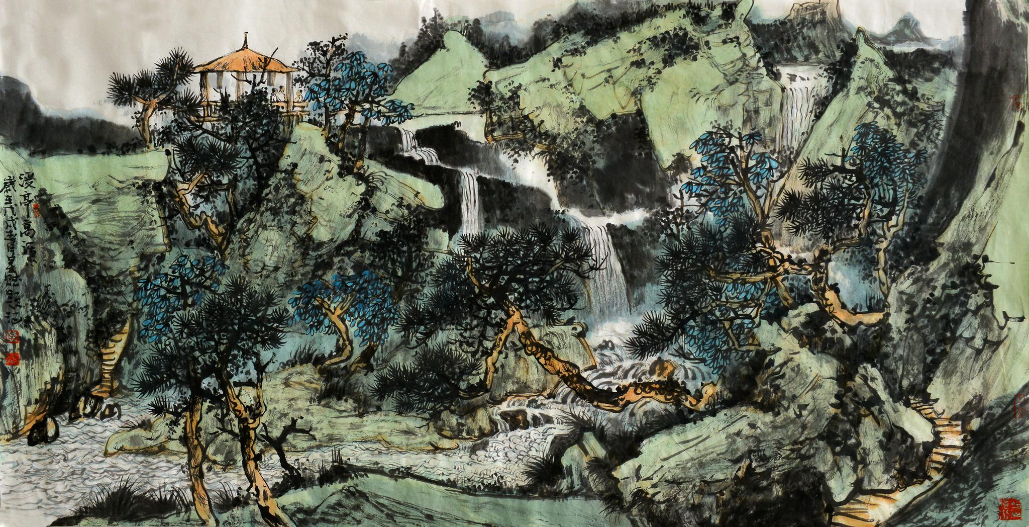 笔墨雅致意境深远著名画家李星赋先生作品欣赏