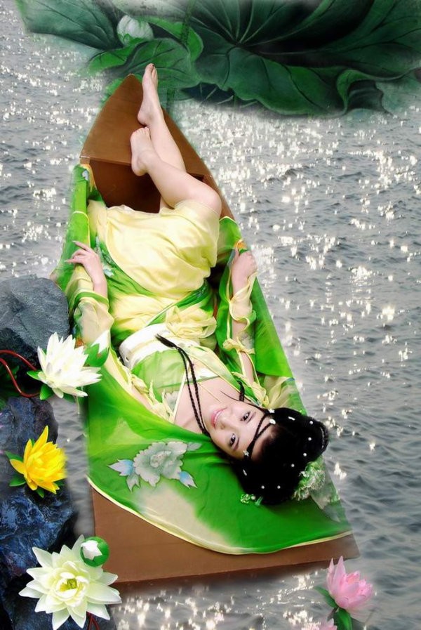 古装仙女下凡,唯美高清艺术摄影