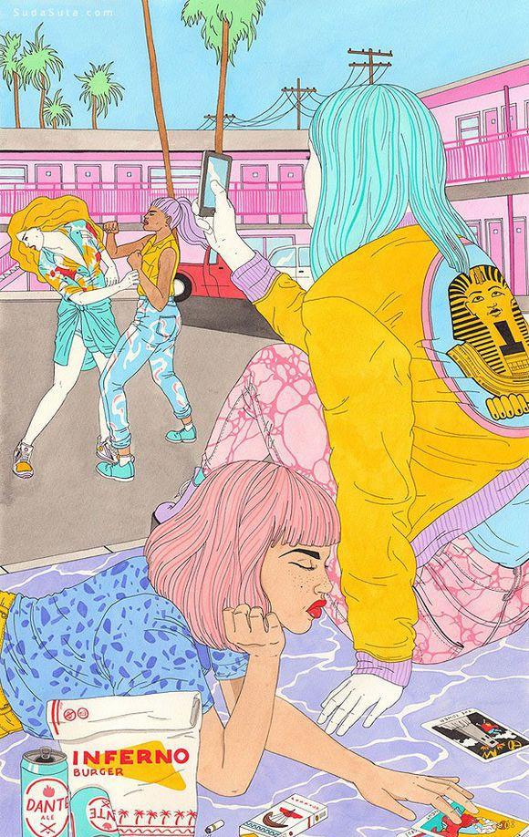 插画:各类插画师作品|插画师|插画|视觉系_新浪新闻