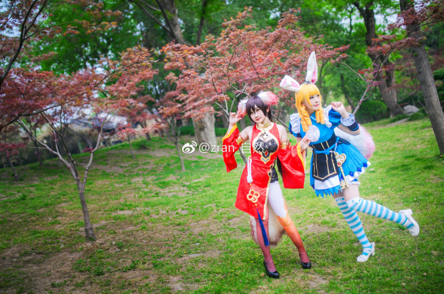 萌系双姝萝莉cos妲己秀,网友:如此可爱,我要带回家!