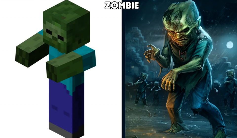 当我的世界进入现实中,它们会有怎样的形象?差别太明显!