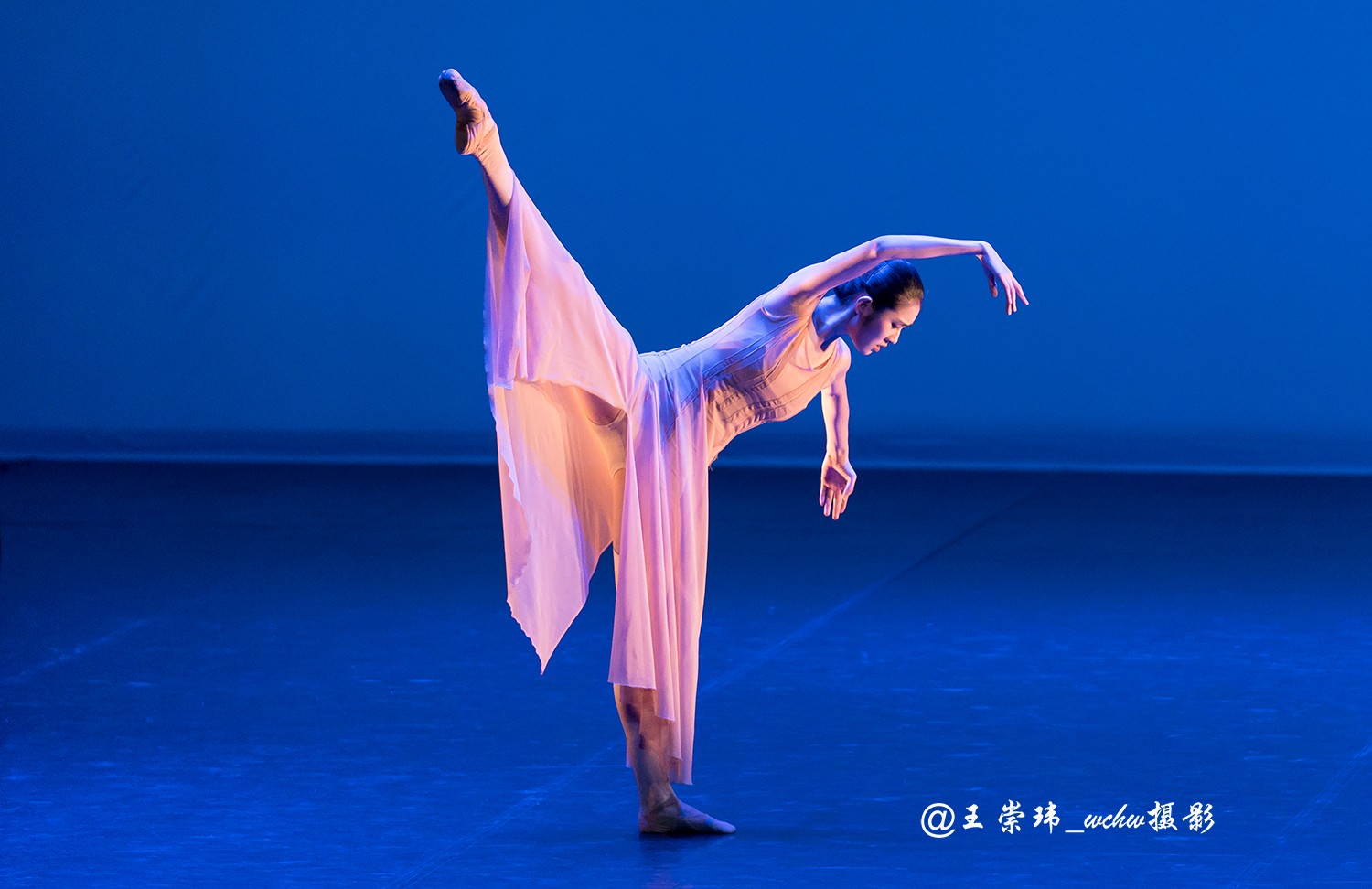 中央芭蕾舞团于6月6日晚在北京天桥剧场二演芭蕾精品晚会