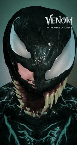 如上图,用户的脸部和身体,在校准后能几乎完全被虚拟毒液包围,就像