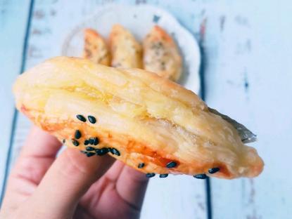 芒果酥:比蛋挞好吃100倍,做法超简单,30秒学会!