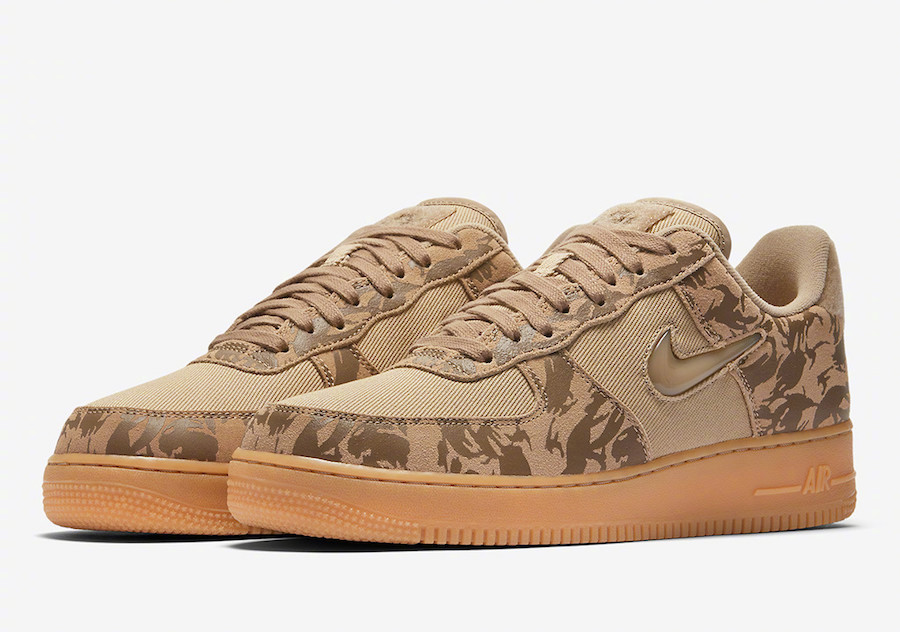 军事风 Nike Air Force 1 Low Uk 迷彩配色