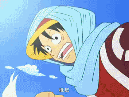 海贼迷们,海贼王gif,我发定了