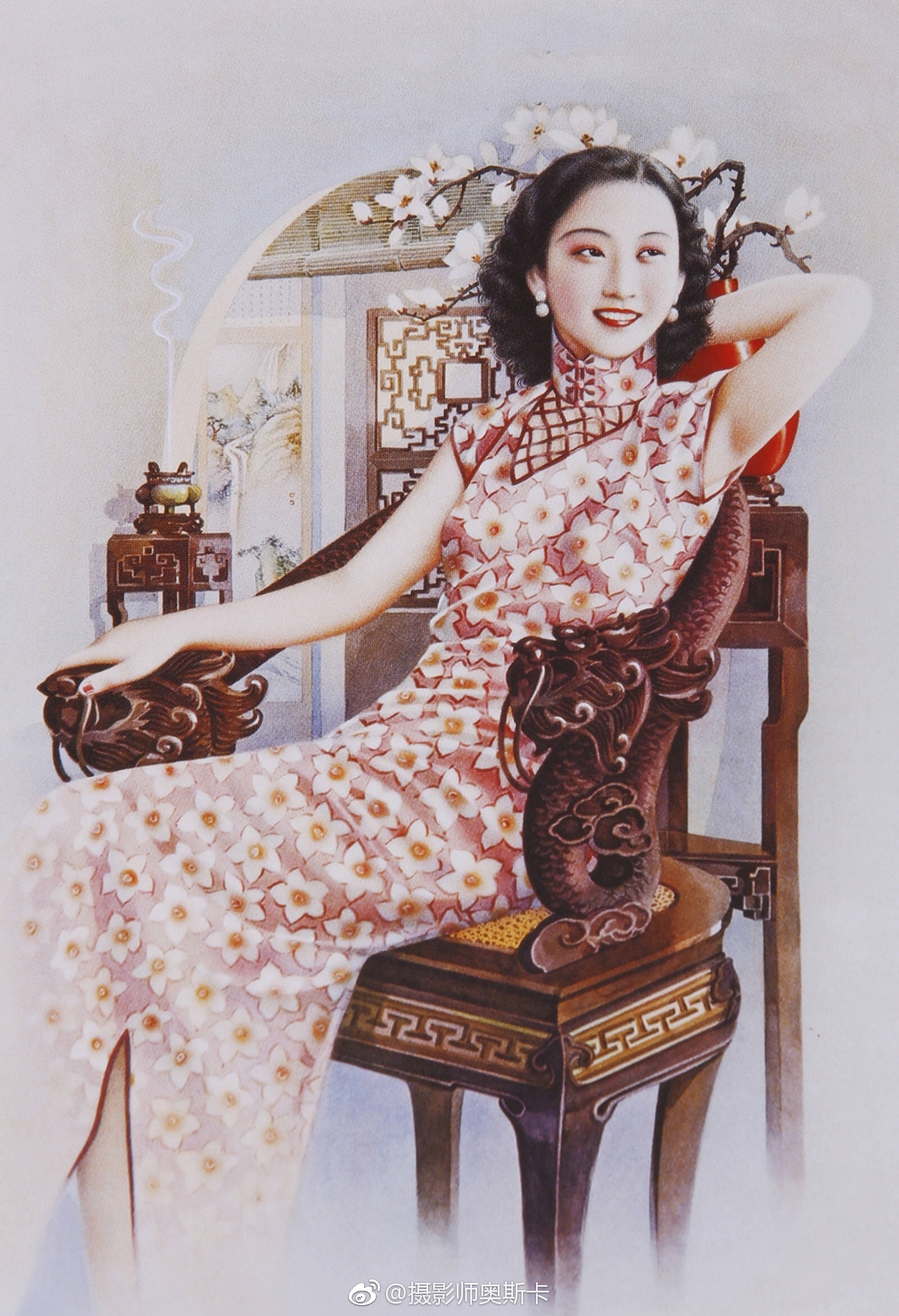 还记得民国时期兴起的《月份牌》吗?那可是民国时期最时髦的绘画了