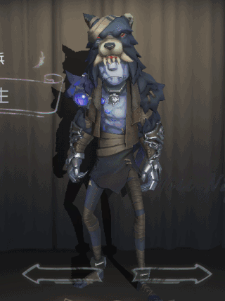 今天,第五人格的佣兵寄生狼人上线,从图中可以看出狼人主打风格为暗黑