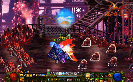 dnf搬砖党必看,剑豪搬砖姿势,格蓝迪全图动态教学!