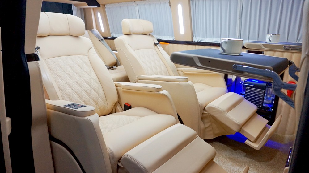 小清新风格内饰——大众t5商旅两用房车