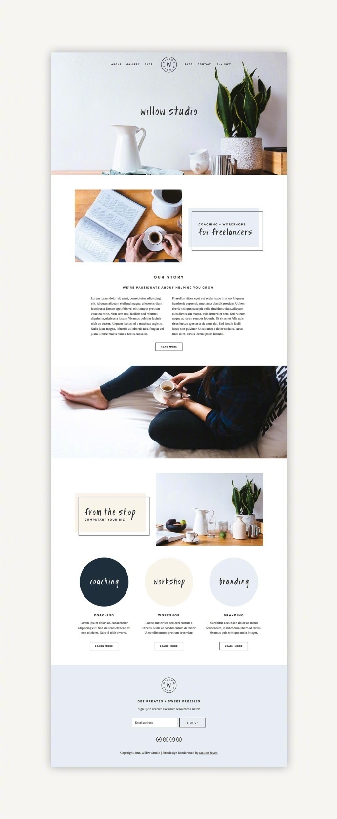 一组干净简约时尚网页版式设计欣赏