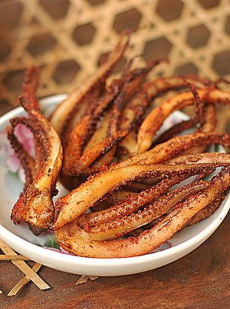 香炸鱿鱼须的做法?不要蛋清和面包糠也能馋哭隔壁小孩