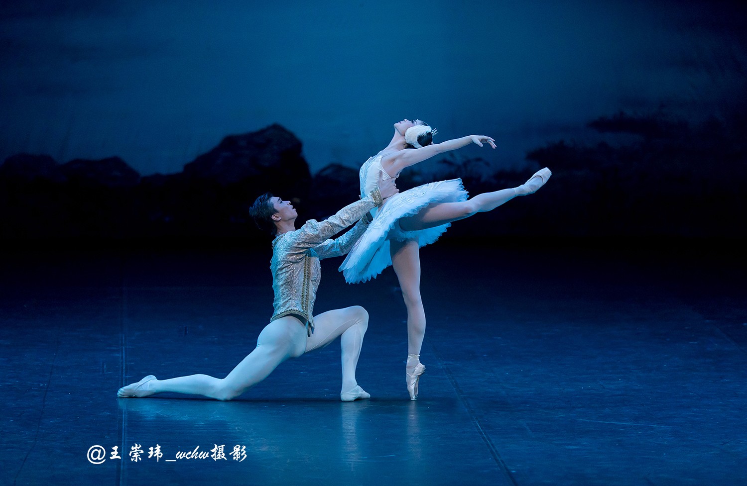 中央芭蕾舞团在国家大剧院演出古典芭蕾舞剧“天鹅湖”