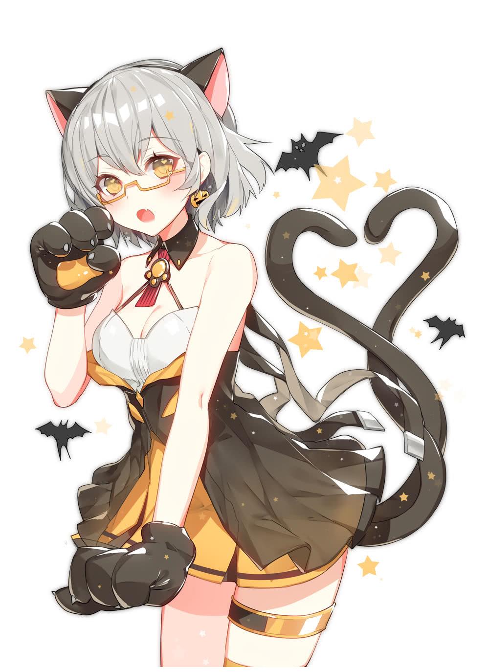 韩国插画师ronopu绘制的可爱妹子插画!造型靓丽画风真是太