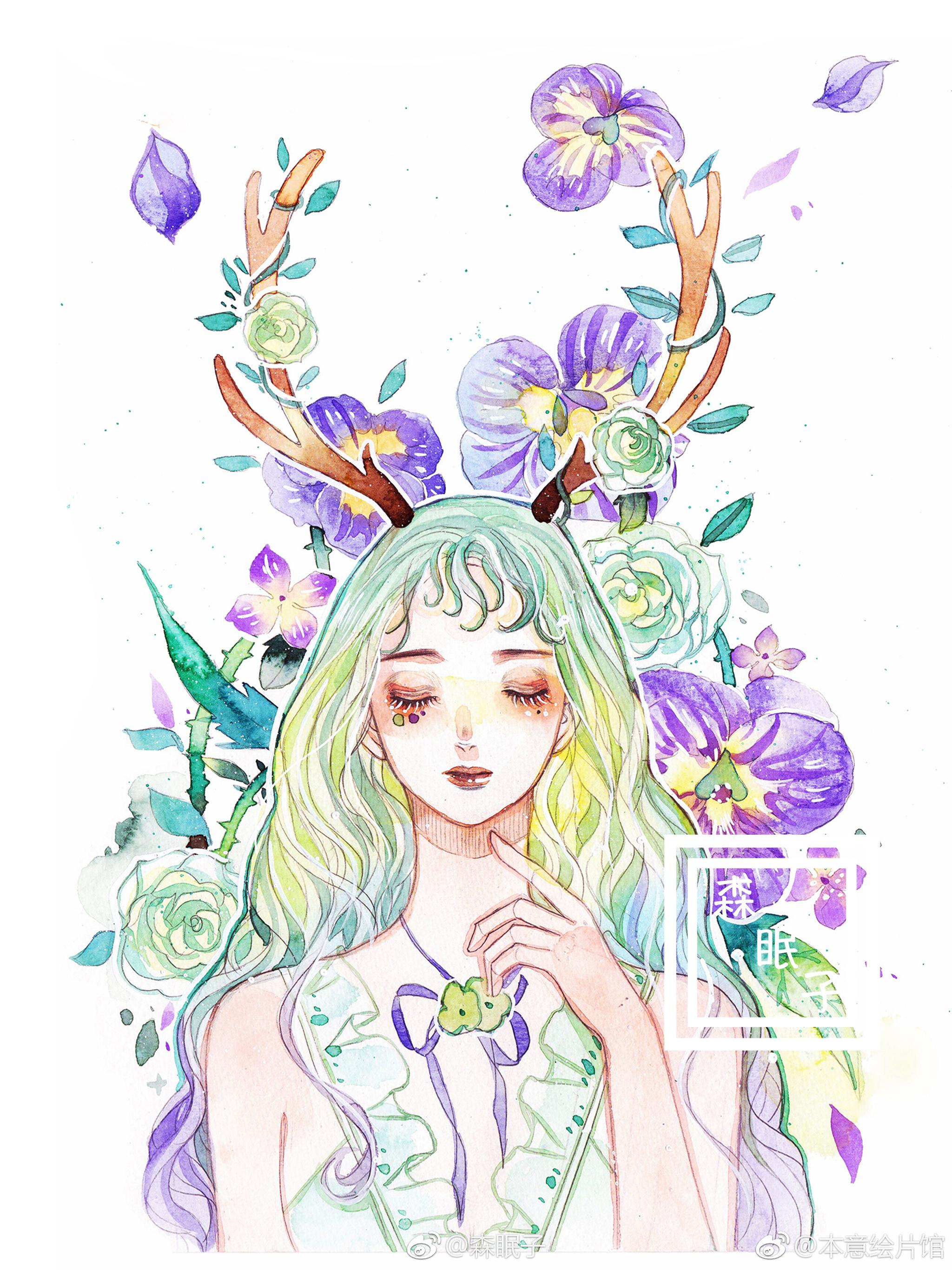 春·精灵 | 绘画