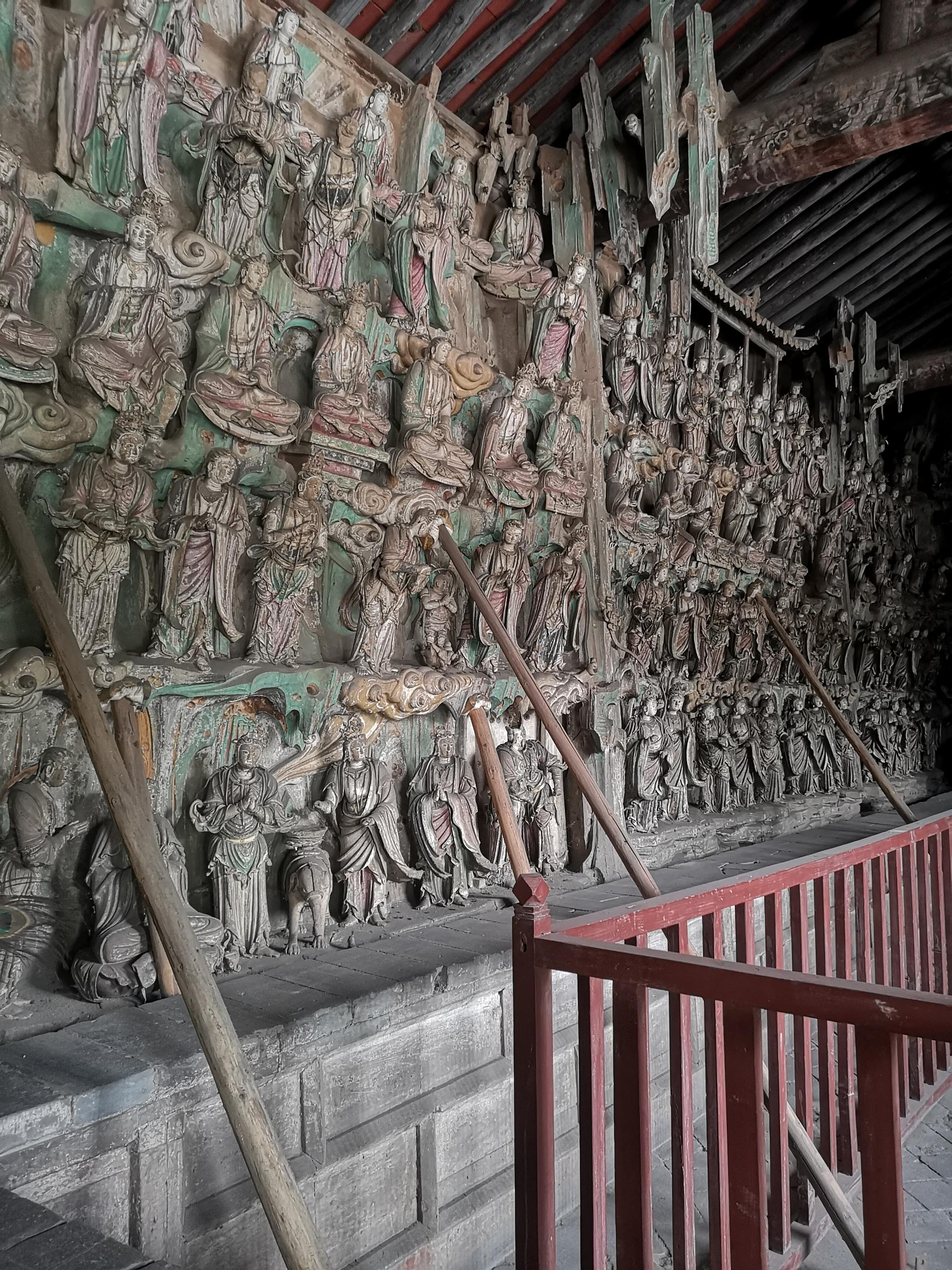 平遥县双林寺的明代悬塑