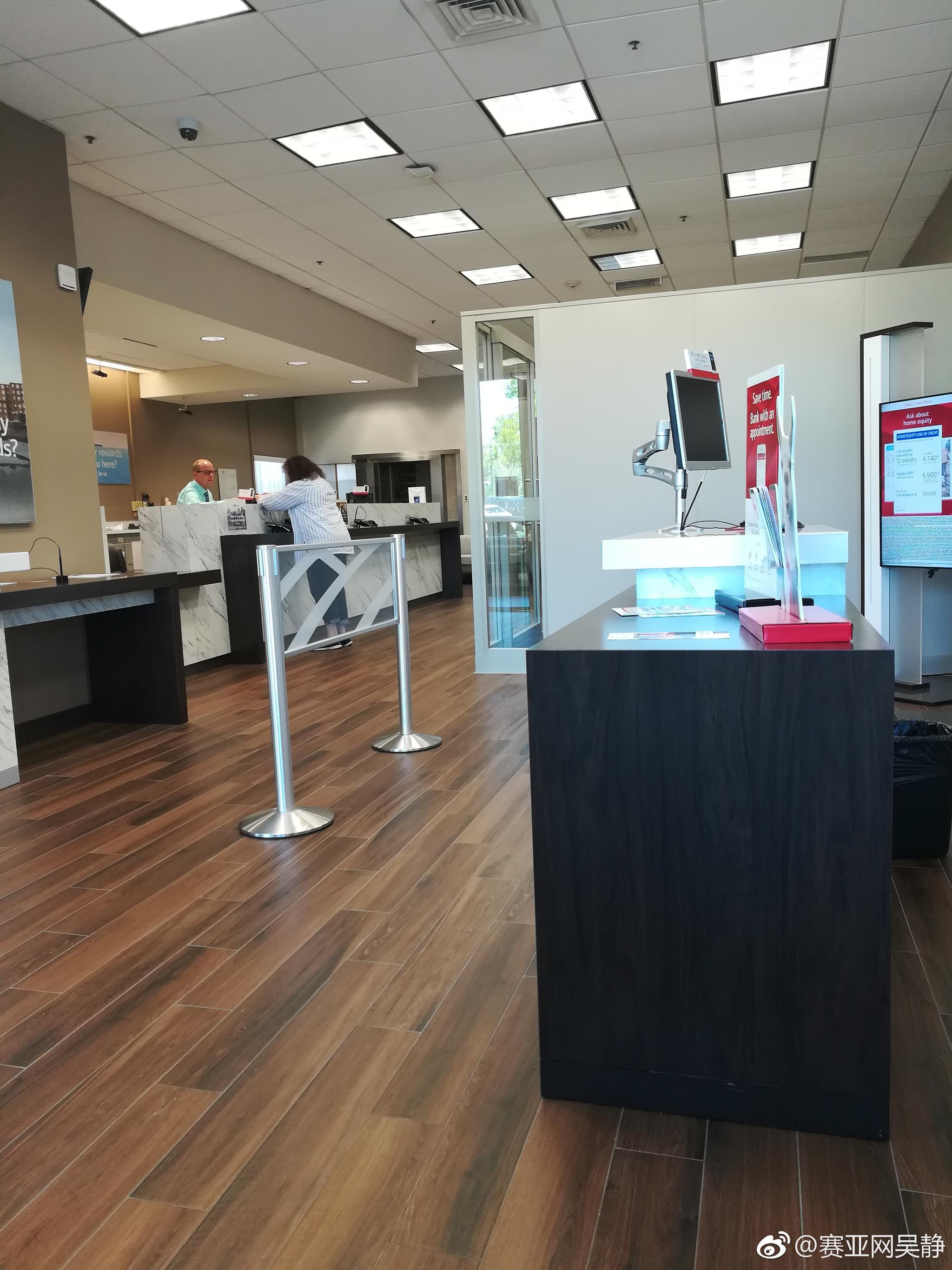 谢谢bankofamerica美国银行给我办理在美国的第一张信