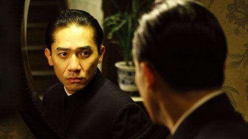 排名第五梁朝伟:电影《色戒》中一头乌黑油光的大背头,给梁朝伟增分不