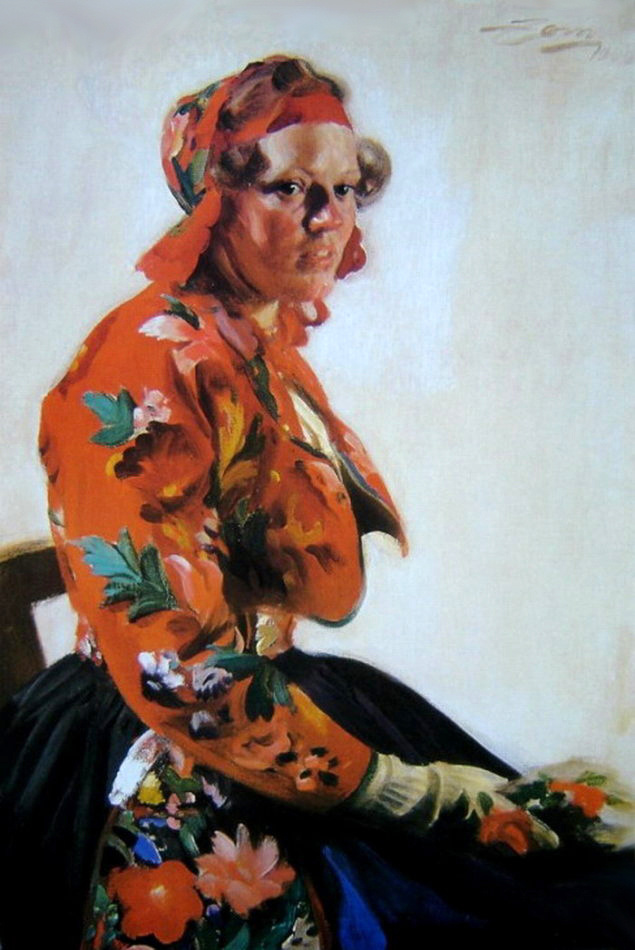 瑞典绘画大师安德斯佐恩的水彩画