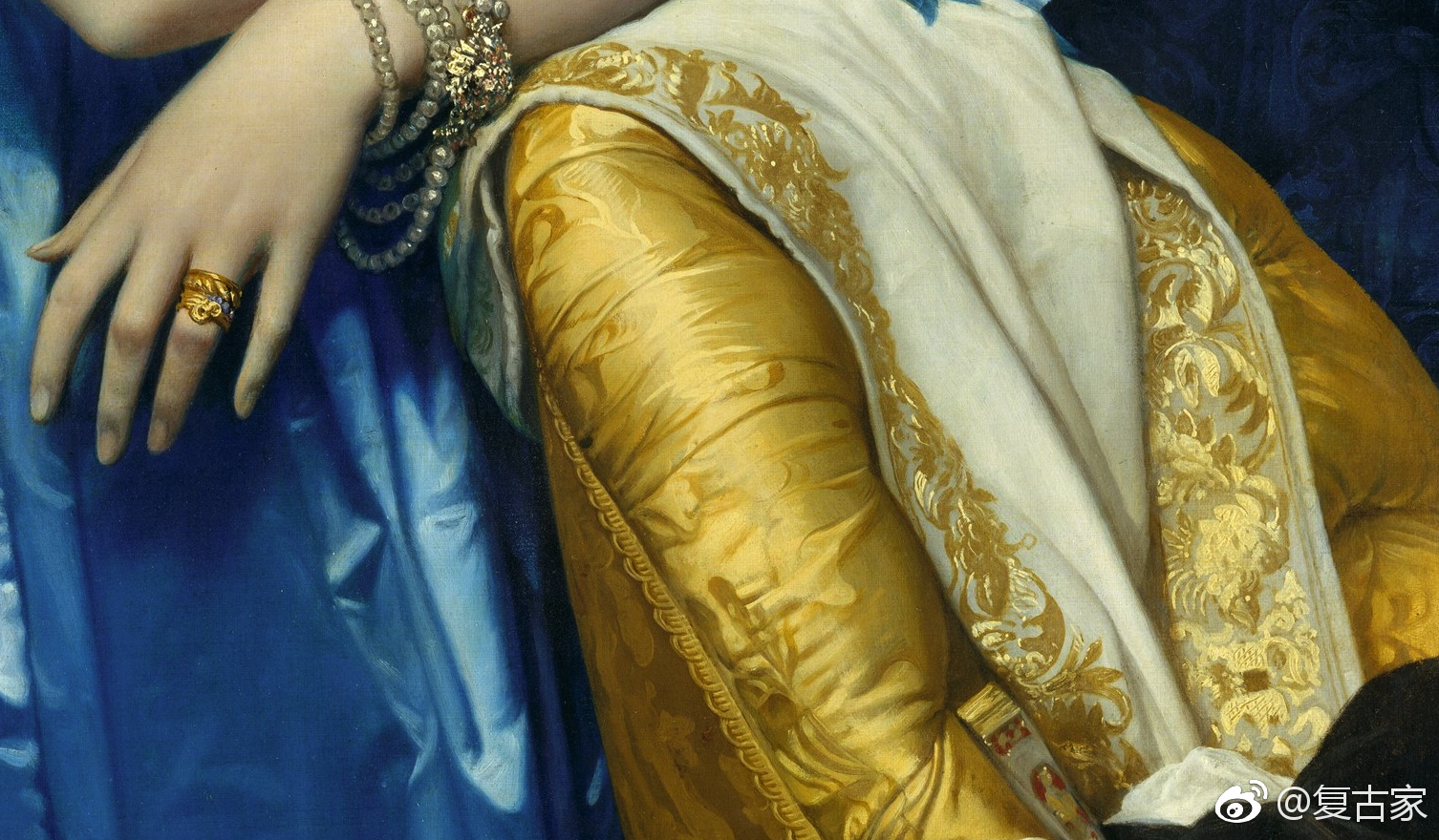 是画家安格尔1853年创作的一幅布面油画作品