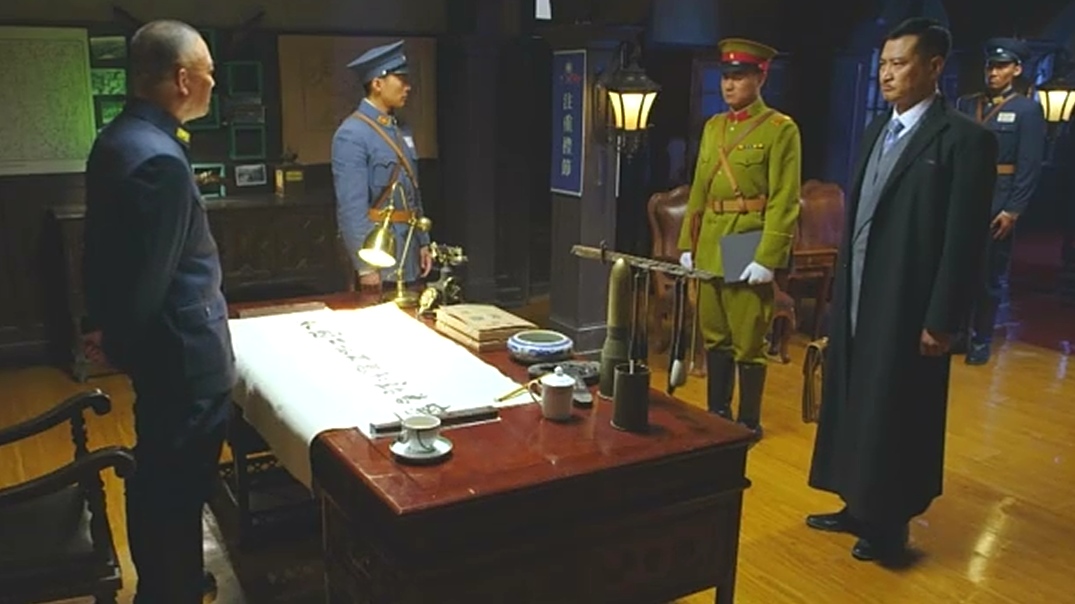 小鬼子要员拜会国军军官,没想到被对方当众羞辱