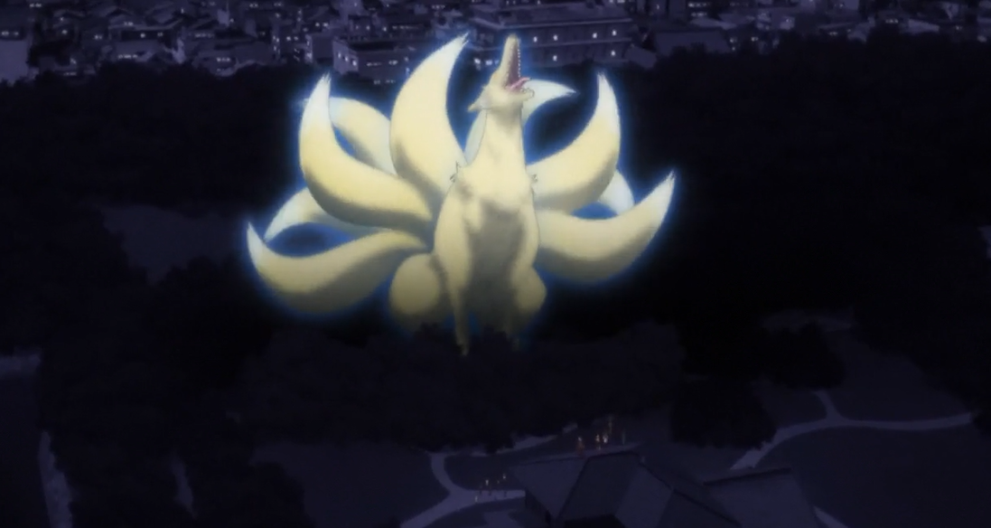 变身为九尾的八坂开始发狂了,这形态真像火影忍者九尾"九喇嘛"只是